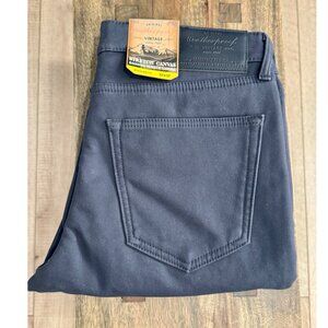Weatherproof Vintage Men's FleeceLined Pants (Dark Grey, Canvas, 32Wx32L)